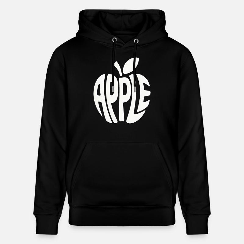 Pomme - Logo Cool Fruit - Sweat à capuche bio CRUISER Stanley/Stella Unisexe - noir