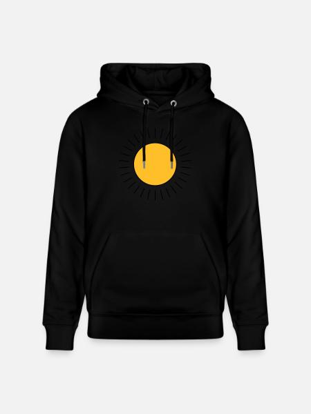 Soleil - Sweat à capuche bio CRUISER Stanley/Stella Unisexe - noir