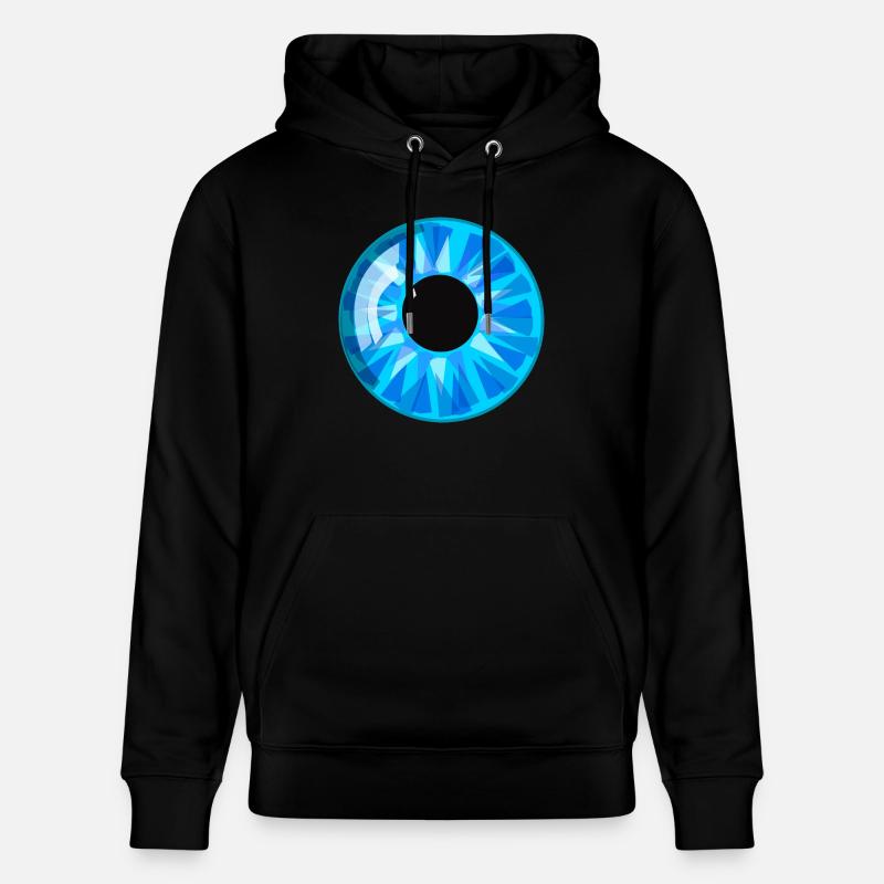 œil - Sweat à capuche bio CRUISER Stanley/Stella Unisexe - noir