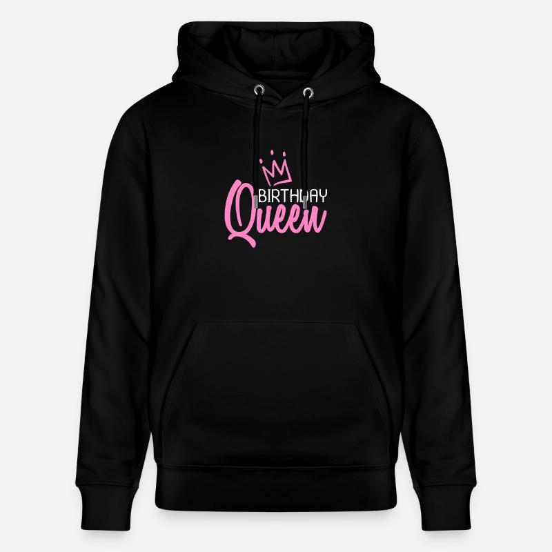 Birthday Queen Birthday Queen - Sweat à capuche bio CRUISER Stanley/Stella Unisexe - noir