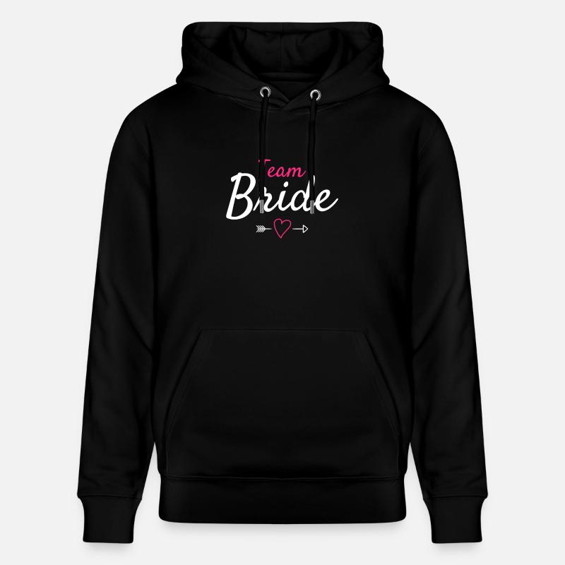 Team Braut - Stanley/Stella Unisex Bio-Hoodie CRUISER - Schwarz