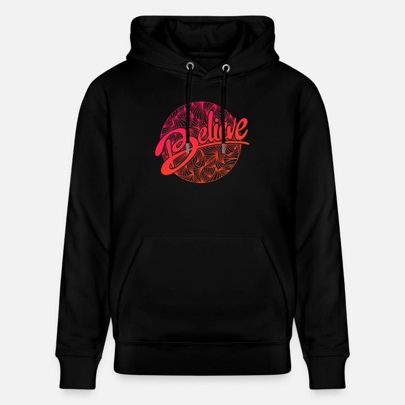 croire - Sweat à capuche bio CRUISER Stanley/Stella Unisexe - noir