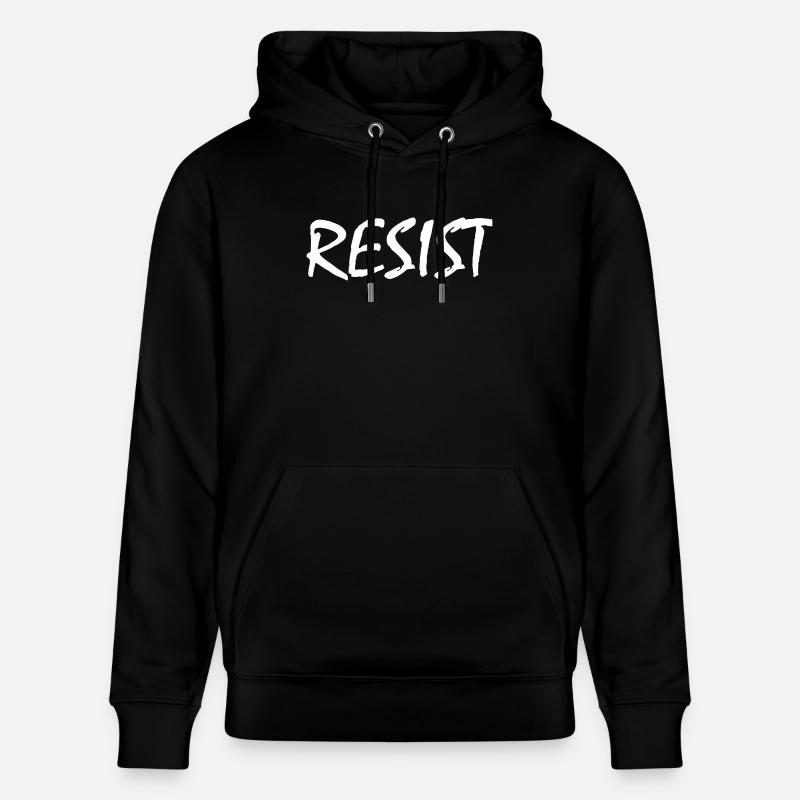 Resist - Sweat à capuche bio CRUISER Stanley/Stella Unisexe - noir