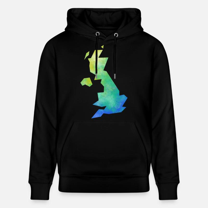 Map UK - Sweat à capuche bio CRUISER Stanley/Stella Unisexe - noir