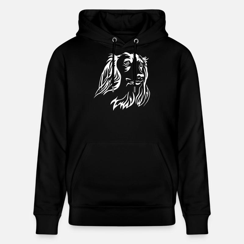 Dackel Kopf "Black Edition" - Stanley/Stella Unisex Bio-Hoodie CRUISER  - Schwarz