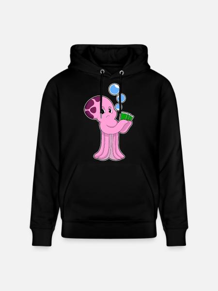 Krake Poker Poker Cards - Stanley/Stella CRUISER Unisex Organic Hoodie - black