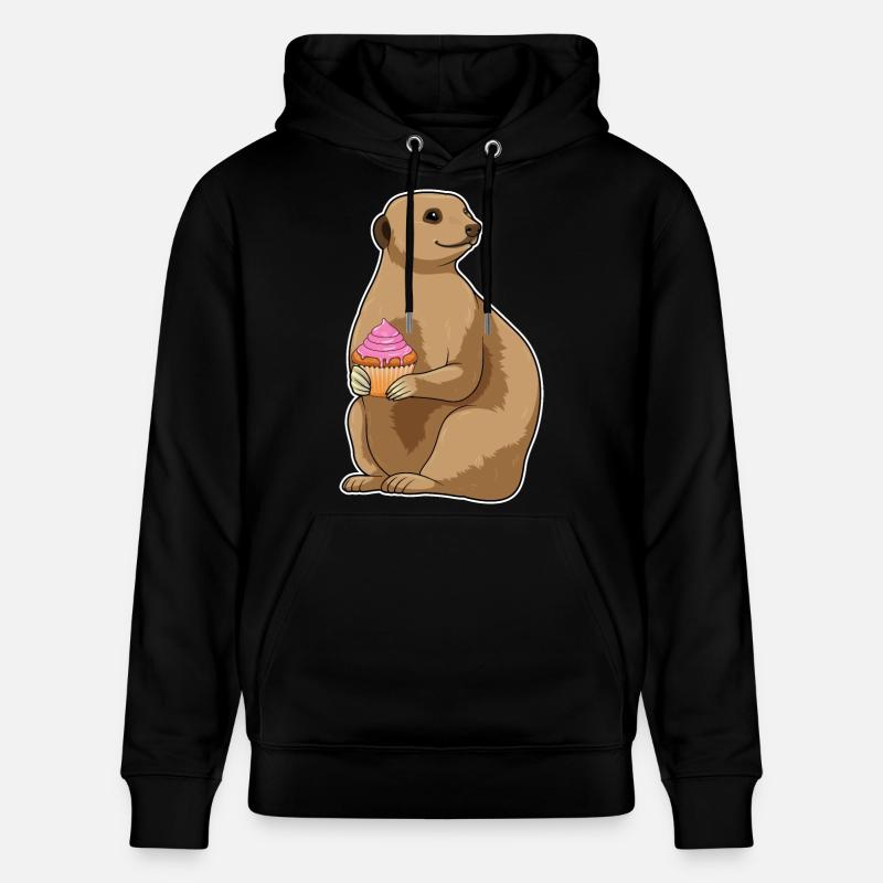 Muffin suricate - Sweat à capuche bio CRUISER Stanley/Stella Unisexe - noir