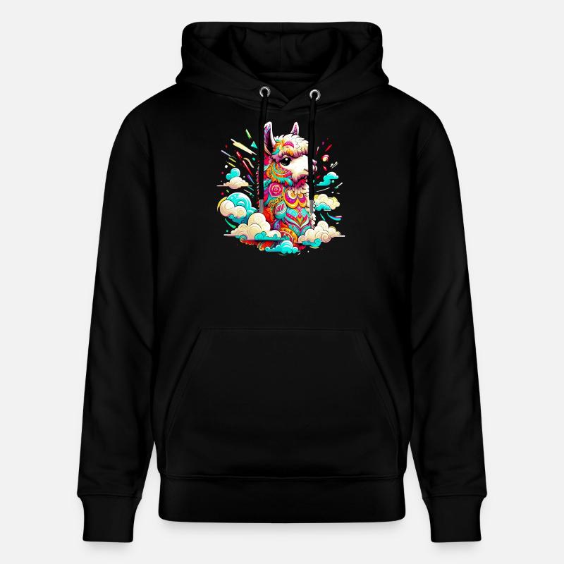 Alpaka - Stanley/Stella Unisex Bio-Hoodie CRUISER  - Schwarz
