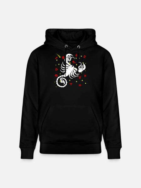 Skorpion-Farbe - Stanley/Stella Unisex Bio-Hoodie CRUISER - Schwarz