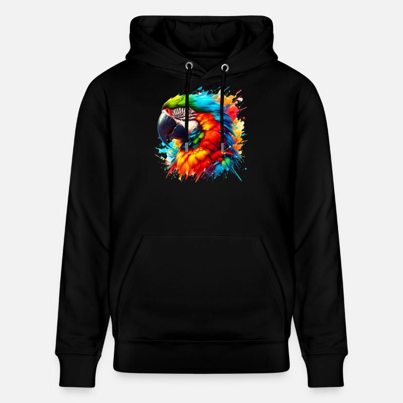 Perroquet - Sweat à capuche bio CRUISER Stanley/Stella Unisexe - noir