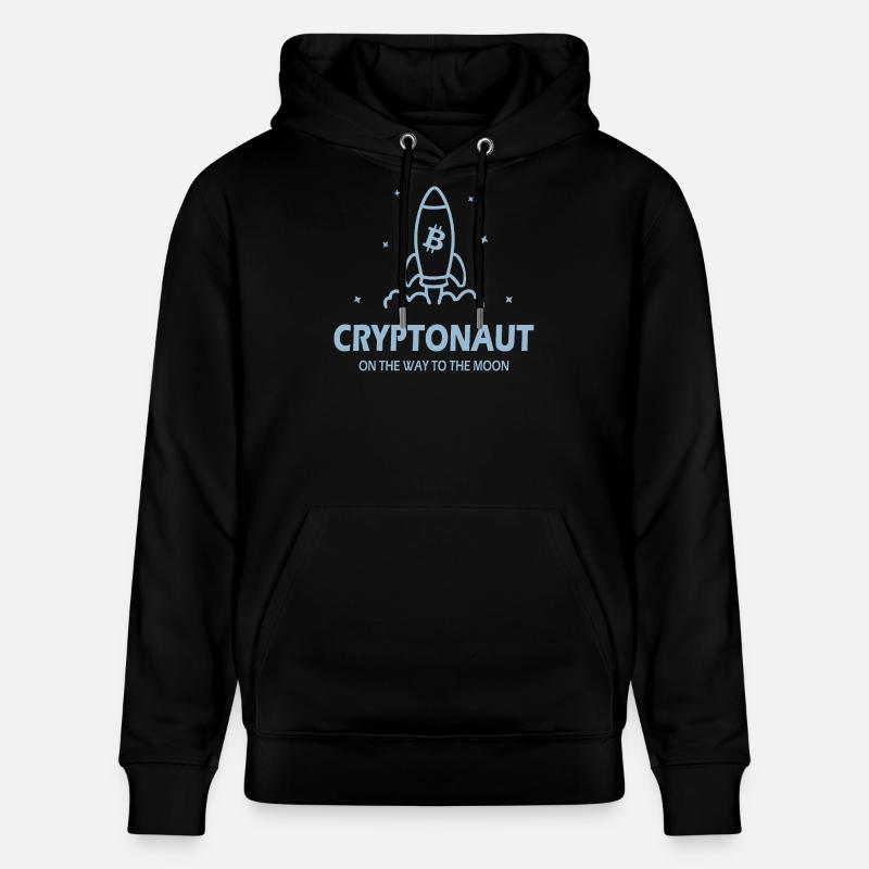 Cryptonaute Bitcoin - Sweat à capuche bio CRUISER Stanley/Stella Unisexe - noir