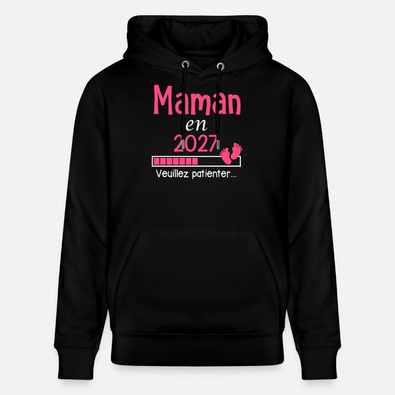 Maman en 2027 cadeau future maman - Sweat à capuche bio CRUISER Stanley/Stella Unisexe - noir
