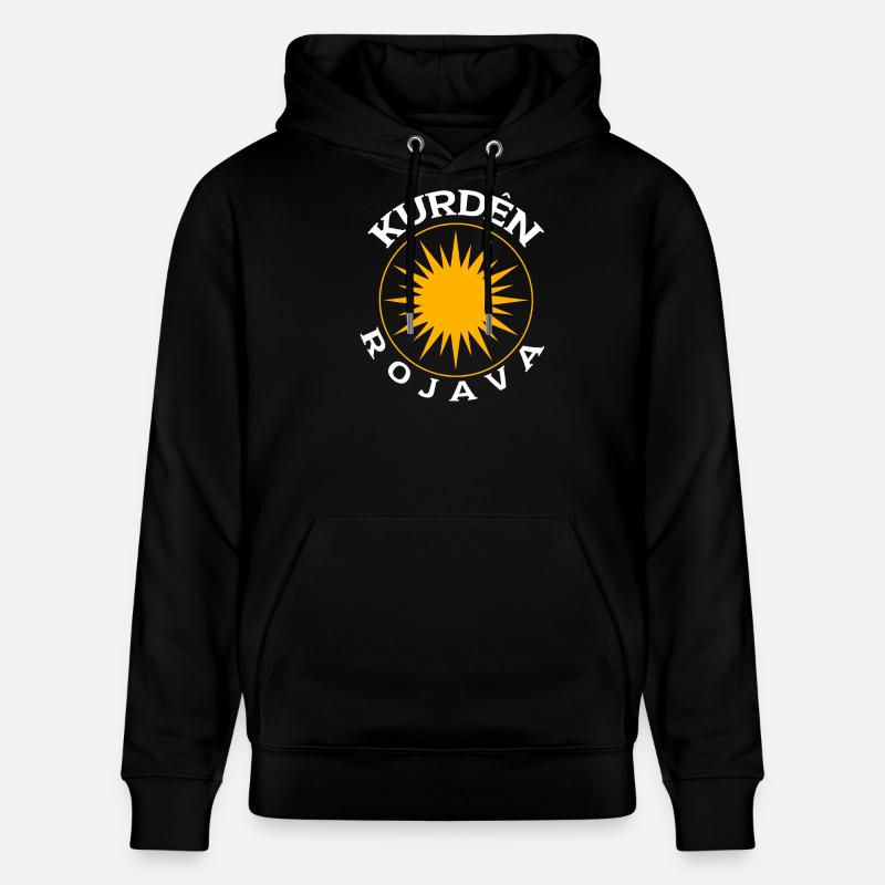 Kurden Rojava - Stanley/Stella Unisex Bio-Hoodie CRUISER  - Schwarz