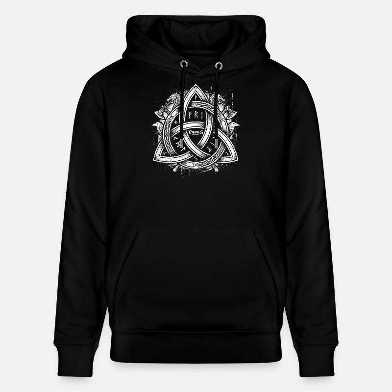 Triquetra - Éternité et Trinité - Sweat à capuche bio CRUISER Stanley/Stella Unisexe - noir