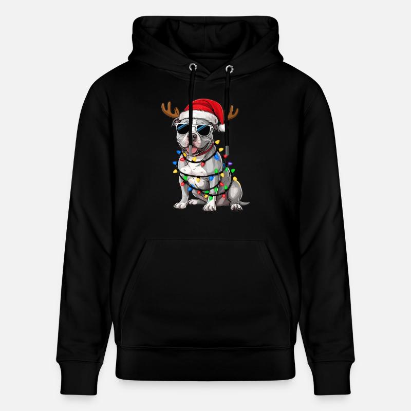 Noël Staffordshire - Sweat à capuche bio CRUISER Stanley/Stella Unisexe - noir