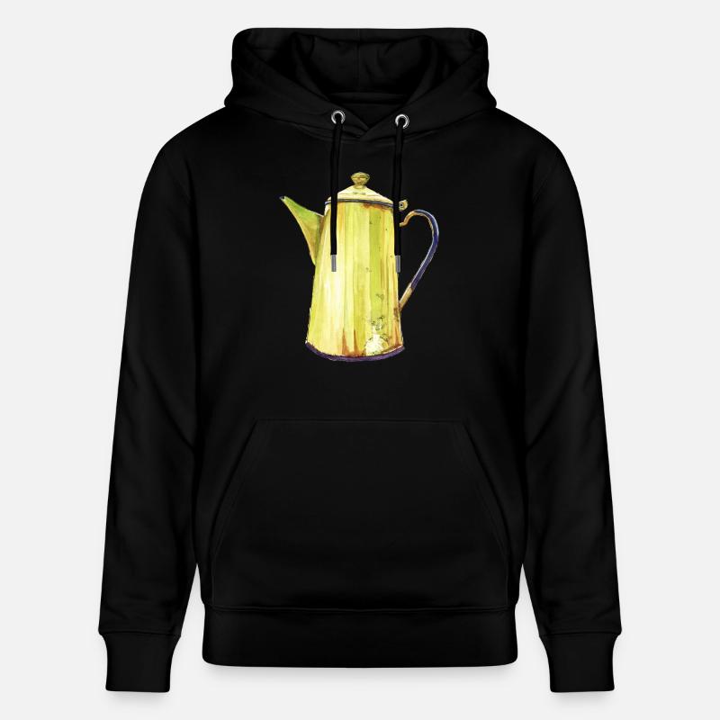 cafetière - Sweat à capuche bio CRUISER Stanley/Stella Unisexe - noir