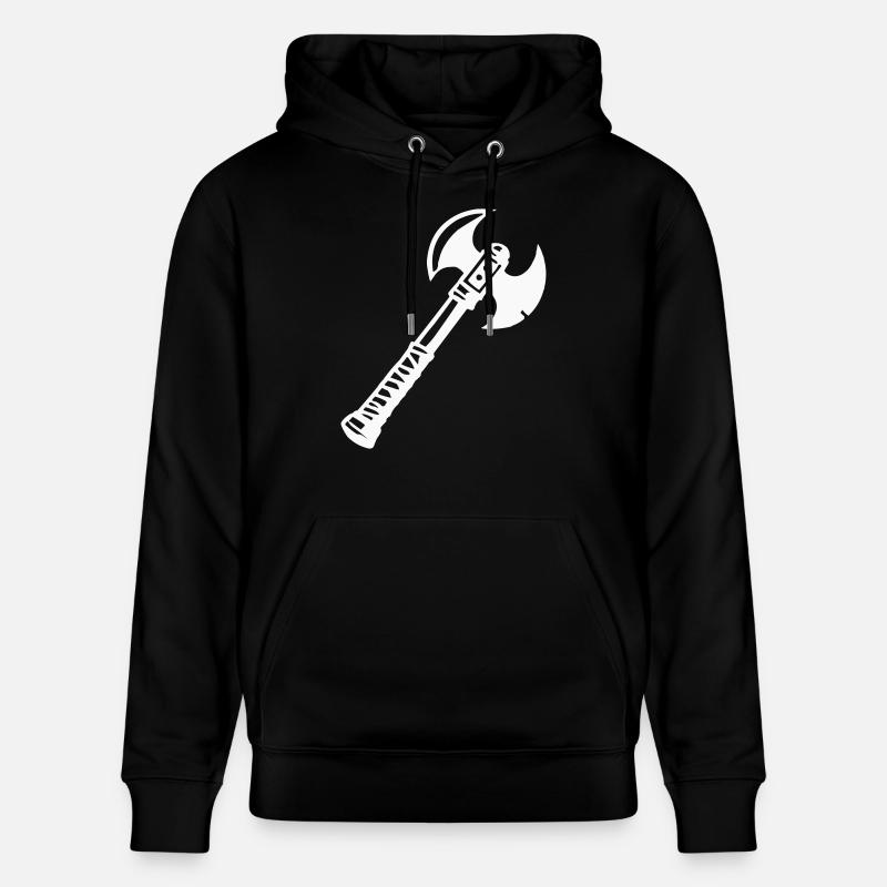 Hache 1 - Sweat à capuche bio CRUISER Stanley/Stella Unisexe - noir