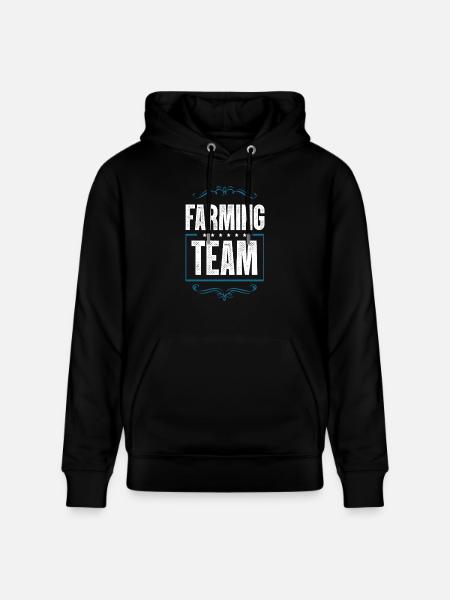 Farming Team - Stanley/Stella CRUISER Unisex Organic Hoodie - black