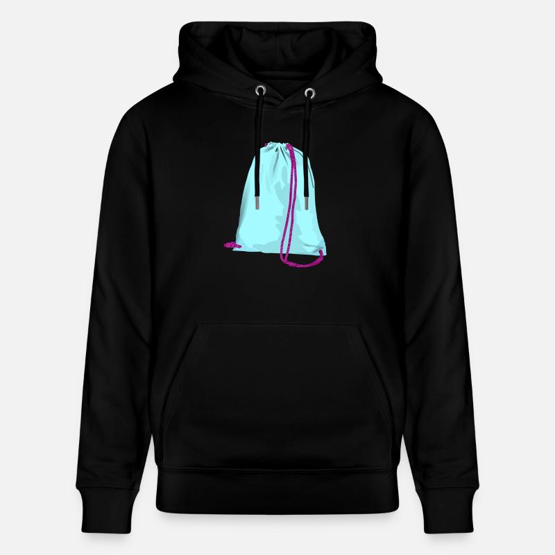 backpack suitcase backpack bag briefcase127 - Stanley/Stella CRUISER Unisex Organic Hoodie - black