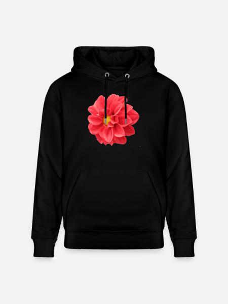 flower - Stanley/Stella CRUISER Unisex Organic Hoodie - black