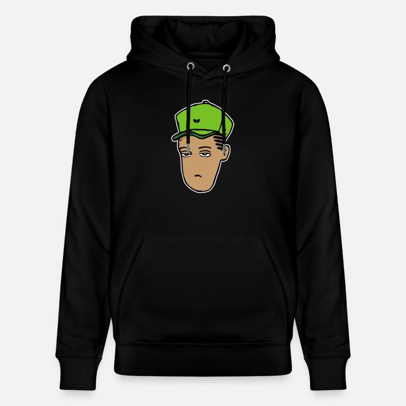 Tête de hip-hop (AVC) - Sweat à capuche bio CRUISER Stanley/Stella Unisexe - noir