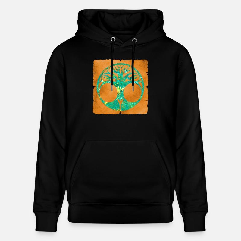 lebensbaum e 71 y - Stanley/Stella Unisex Bio-Hoodie CRUISER  - Schwarz