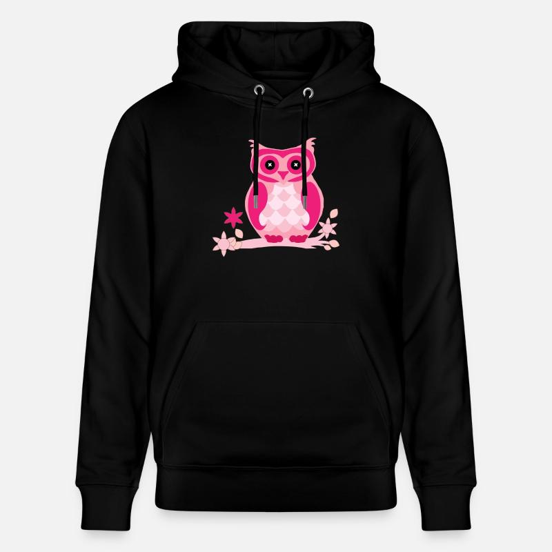 bande dessinée Owl - Sweat à capuche bio CRUISER Stanley/Stella Unisexe - noir