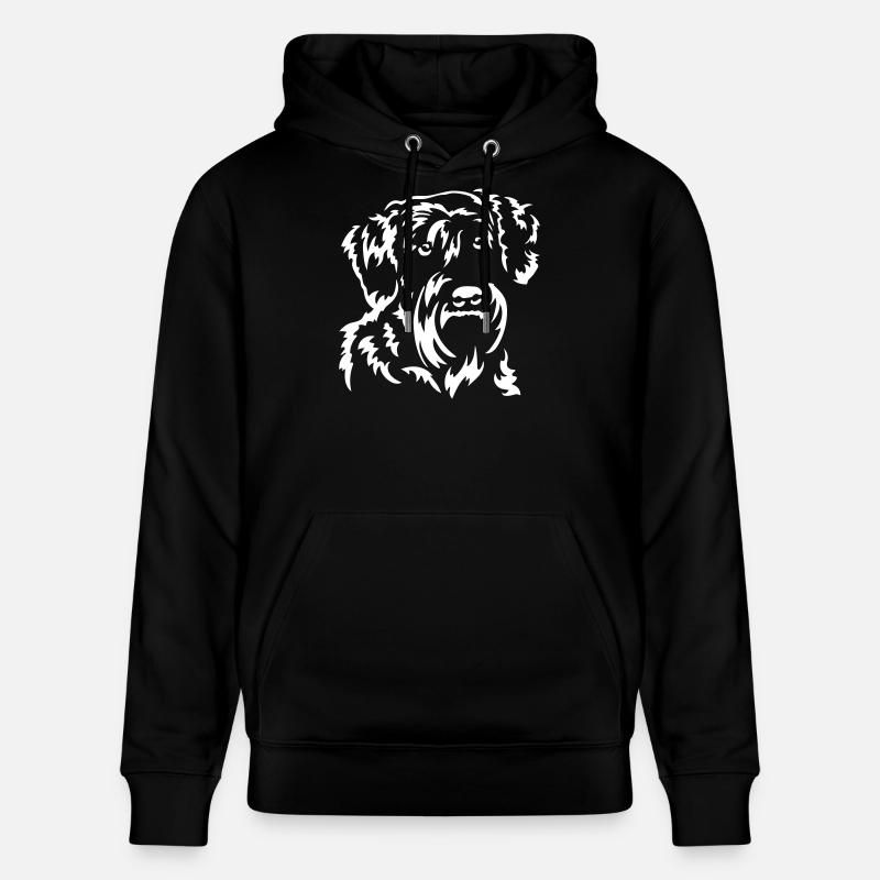 Schnauzer tête « Black Edition » - Sweat à capuche bio CRUISER Stanley/Stella Unisexe - noir