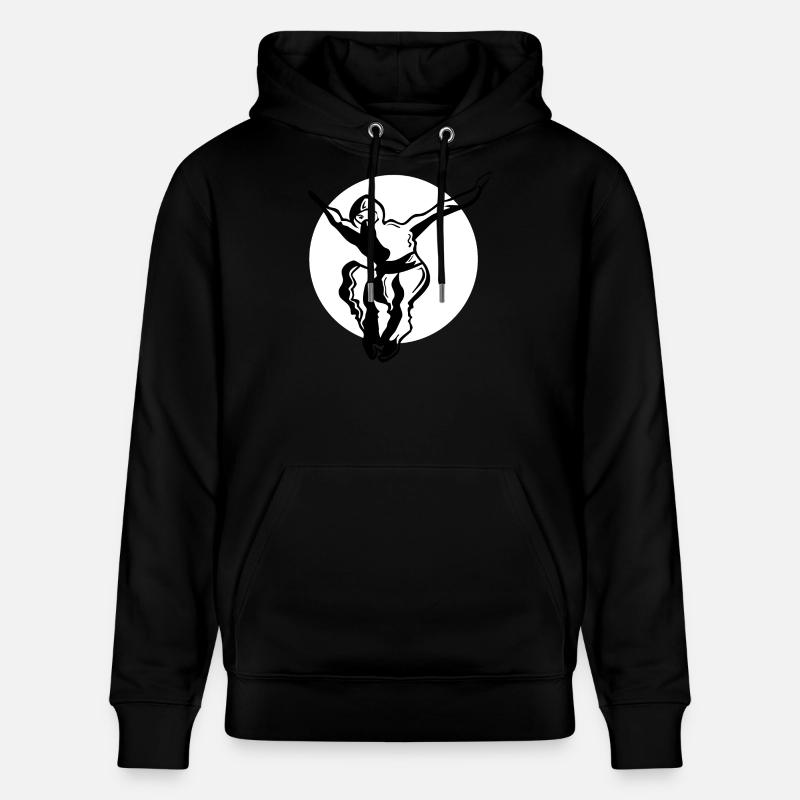 Ninja - blancnoir - Sweat à capuche bio CRUISER Stanley/Stella Unisexe - noir