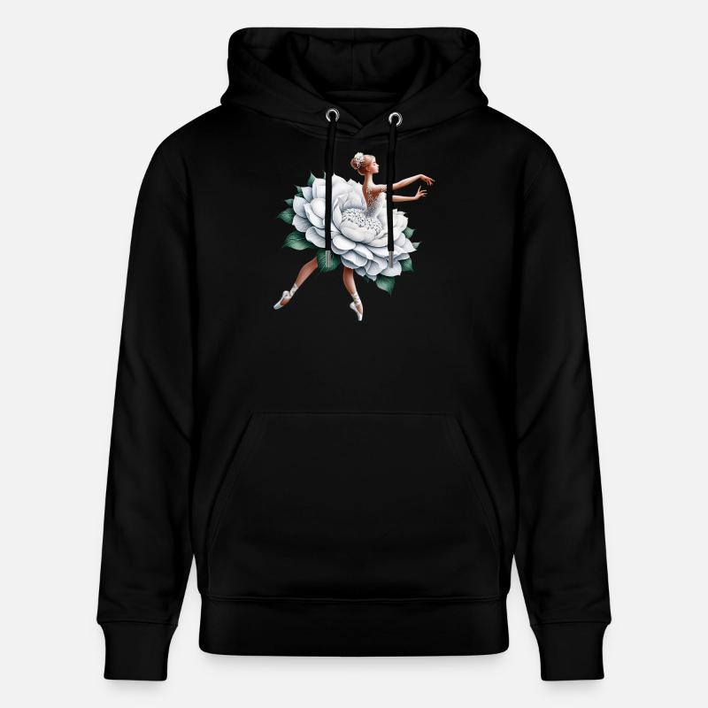 Danseuse de ballet avec tutu - Sweat à capuche bio CRUISER Stanley/Stella Unisexe - noir