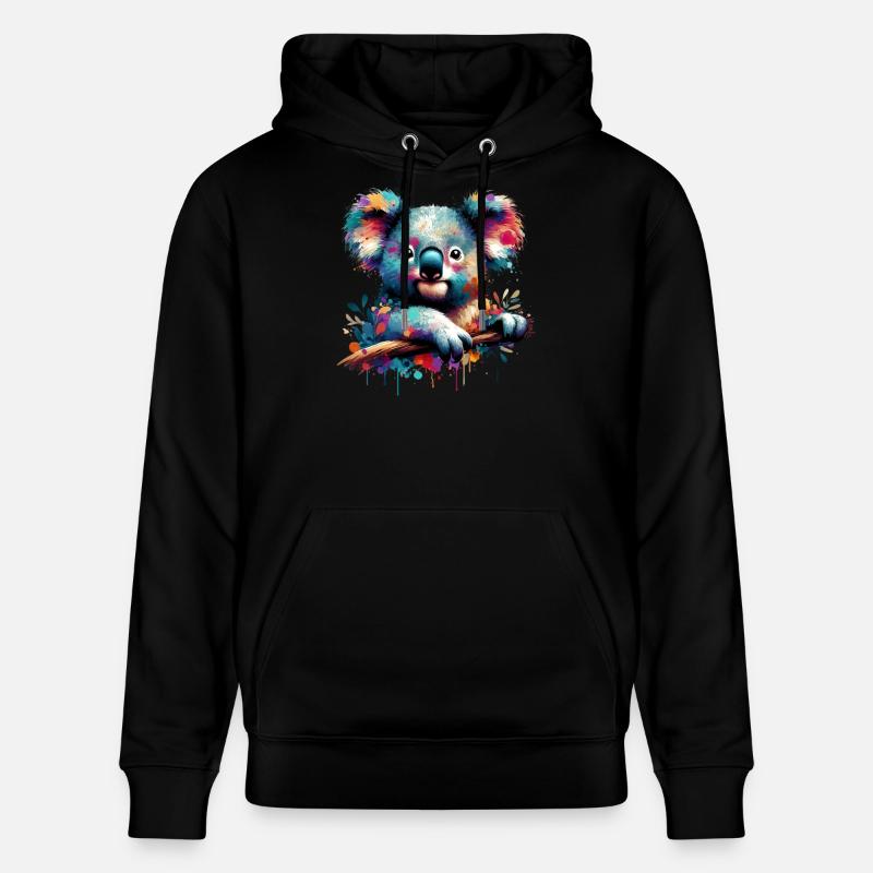 Koala - Sweat à capuche bio CRUISER Stanley/Stella Unisexe - noir