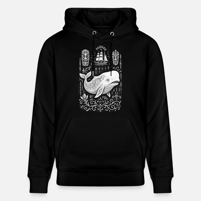 Moby Dick - Sweat à capuche bio CRUISER Stanley/Stella Unisexe - noir