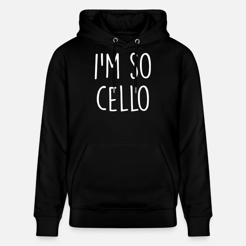 Violoncelle - Sweat à capuche bio CRUISER Stanley/Stella Unisexe - noir