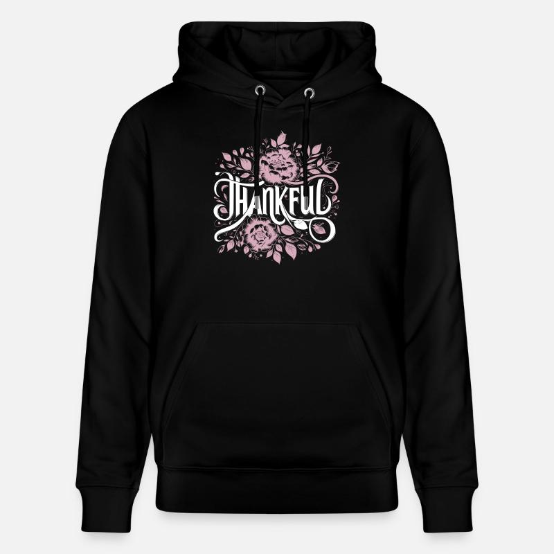 Gratitude reconnaissante Gratitude - Sweat à capuche bio CRUISER Stanley/Stella Unisexe - noir
