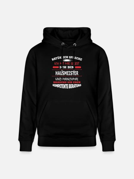 HAUSMEISTER - Stanley/Stella Unisex Bio-Hoodie CRUISER  - Schwarz