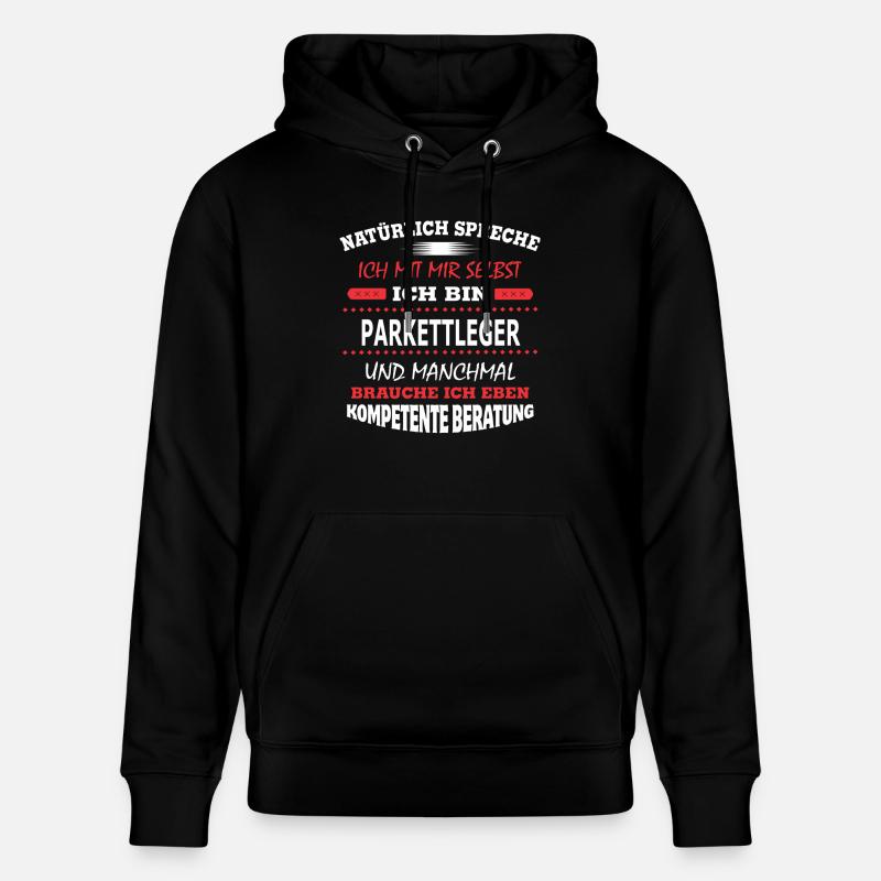 PARKETTLEGER - Stanley/Stella Unisex Bio-Hoodie CRUISER  - Schwarz