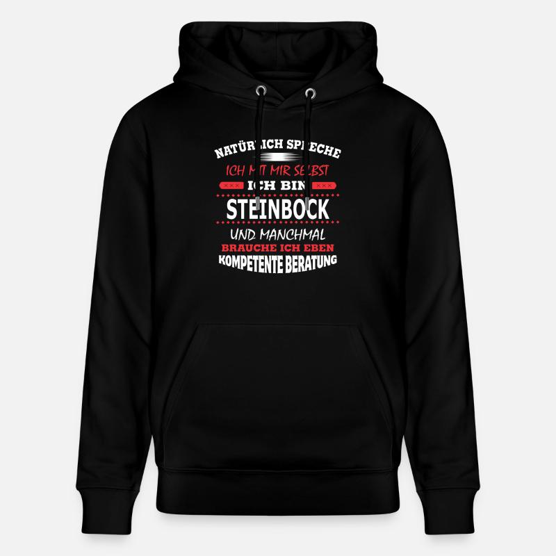 STEINBOCK - Stanley/Stella Unisex Bio-Hoodie CRUISER  - Schwarz