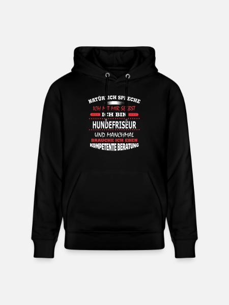 HUNDEFRISEUR - Stanley/Stella Unisex Bio-Hoodie CRUISER - Schwarz