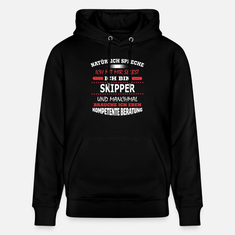 SKIPPER - Stanley/Stella Unisex Bio-Hoodie CRUISER  - Schwarz