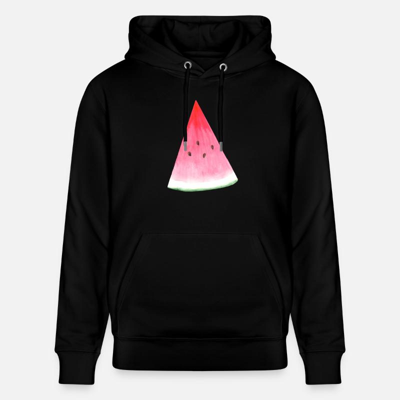 Pastèque - Sweat à capuche bio CRUISER Stanley/Stella Unisexe - noir