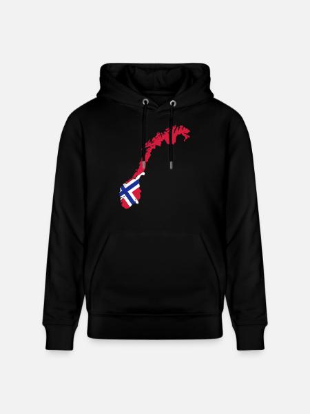 Norway - Stanley/Stella CRUISER Unisex Organic Hoodie - black