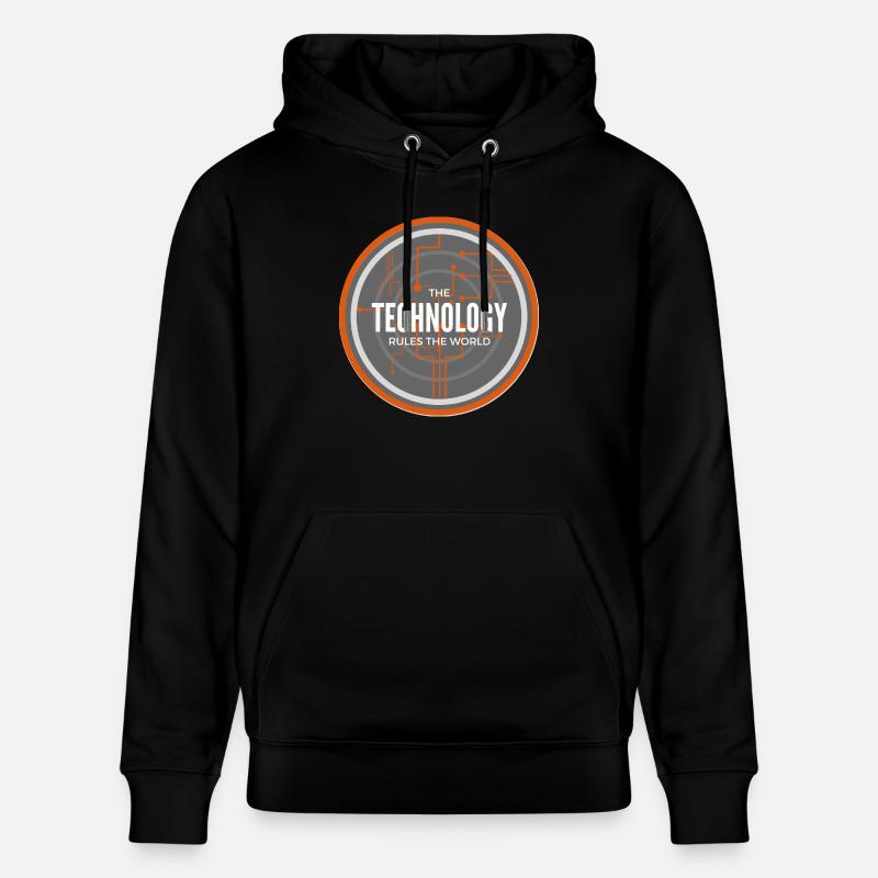 Technology rules the world - Stanley/Stella Unisex Bio-Hoodie CRUISER - Schwarz