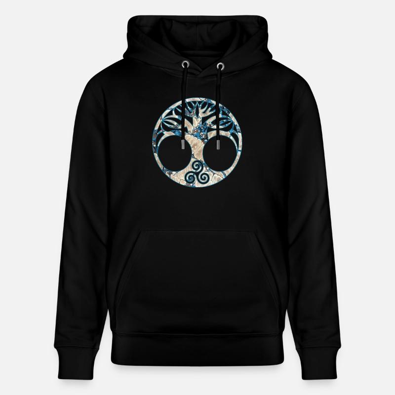 yggdrasil e 242 - Stanley/Stella Unisex Bio-Hoodie CRUISER - Schwarz