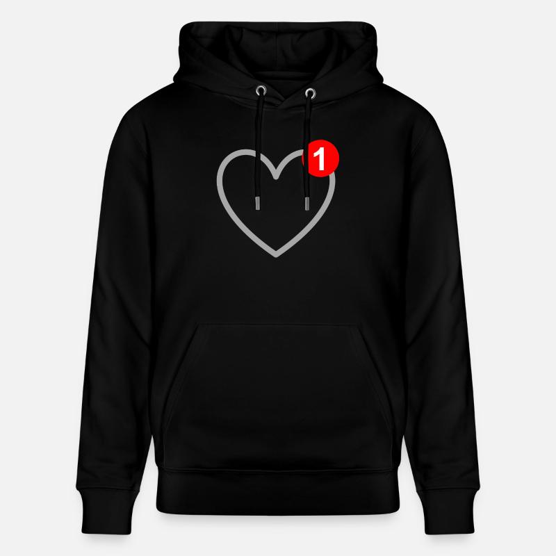 Amour - Message - SMS - Love - Sweat à capuche bio CRUISER Stanley/Stella Unisexe - noir