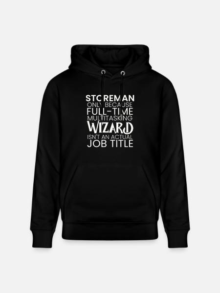 Storeman multitasking Wizard - Stanley/Stella CRUISER Unisex Organic Hoodie - black