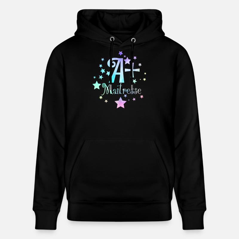 A+ maîtresse - Sweat à capuche bio CRUISER Stanley/Stella Unisexe - noir