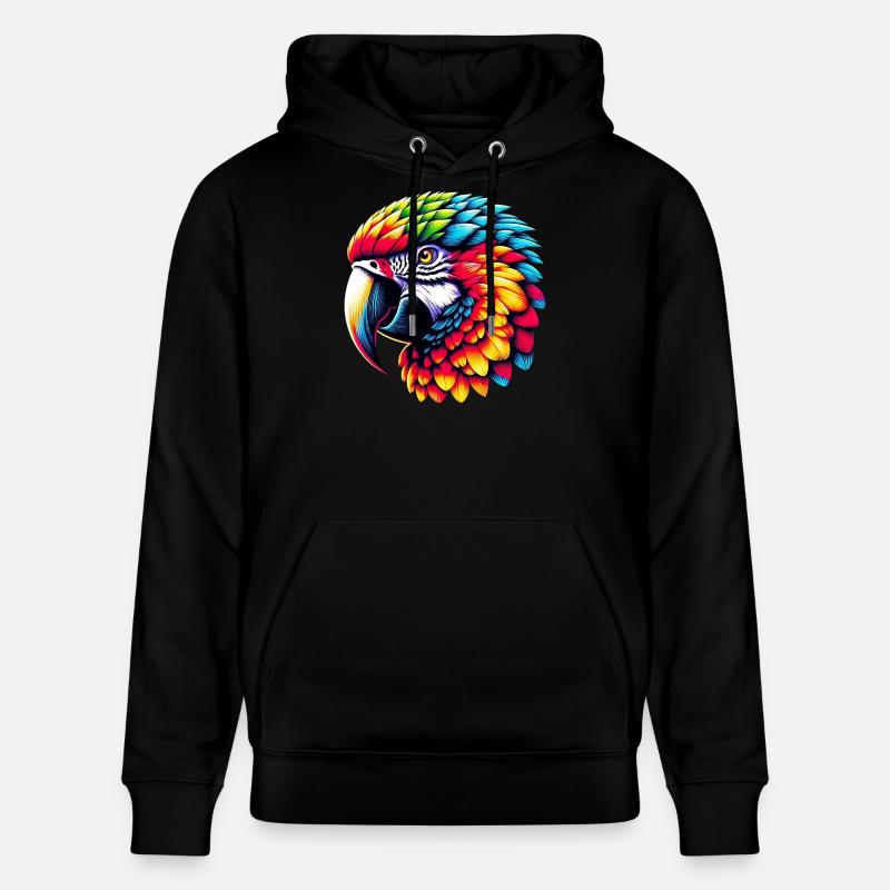 Perroquet - Sweat à capuche bio CRUISER Stanley/Stella Unisexe - noir