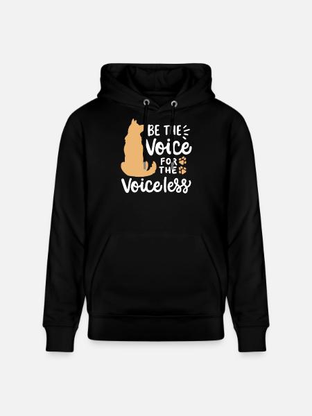 Hunderettung Tierrechte - Stanley/Stella Unisex Bio-Hoodie CRUISER - Schwarz