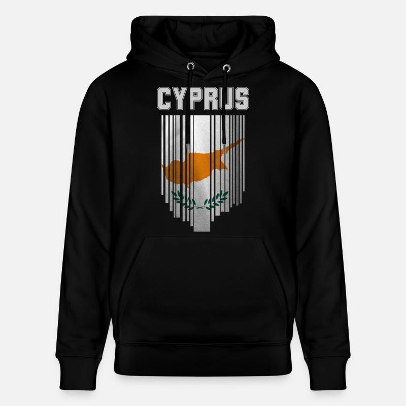 Drapeau chypriote, fierté chypriote - Sweat à capuche bio CRUISER Stanley/Stella Unisexe - noir