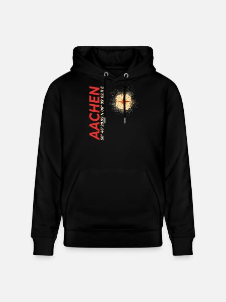 Aachen - Stanley/Stella Unisex Bio-Hoodie CRUISER - Schwarz